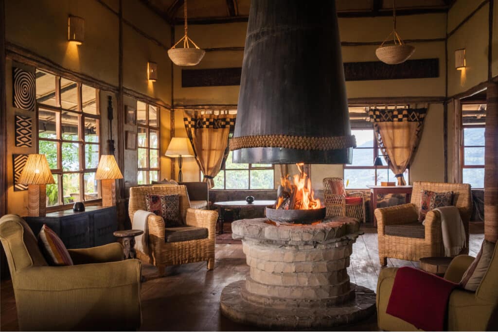 Virunga Lodge - Firepit - Rwanda